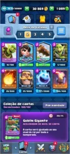 Conta Clash Royale 1k de Gemas