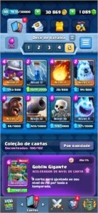 Conta Clash Royale 1k de Gemas