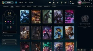 VENDO CONTA LOL - 69 SKINS - 1139 REAIS GASTOS - League of Legends
