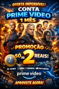 Prime Video 1 Mês Só R$2 - Assinaturas e Premium