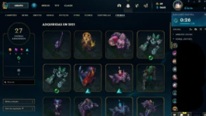 Conta League of legends desde a s3, lvl 573, 145 skins LOL