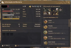 Conta BDO SA - guardian barraca p2w pet t4 cavalo t8 corcel - Black Desert
