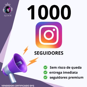 [IMPERDÍVEL] 1.000 Seguidores Instagram por R$ 5,79 - Social Media