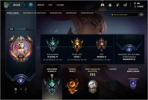 Conta de 9 Anos no League of Legends LOL