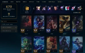 Conta Lol - 278 Skins Icones Raros - League of Legends