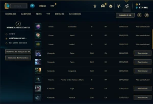 Conta Mestre com 25 Champs e 1 Skin + 7 Fragmentos - League of Legends LOL