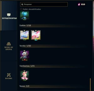 CONTA TFT YASUO DRACOMANTE + ARENA RESORT - League of Legends LOL