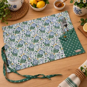 Jogo Americano Individual com Bolso - 40 x 30 cm - Artesanato e Personalizados