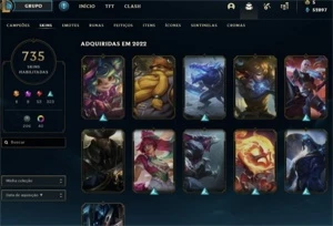Conta League Of Legends 700 Skins Todos Campeões LOL