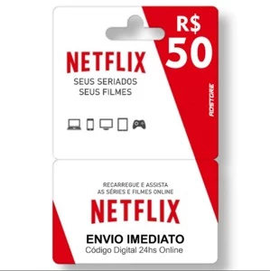 Gift Card Digital Netflix R$ 50,00 - Gift Cards