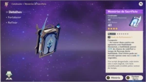 GENSHIN IMPACT - AR7 - MONA COM SUCROSE C1 E ARMAS 4*