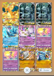 Pokemon TCG Pocket - Charizard Crow e 2 mewtwo imersivos - Outros