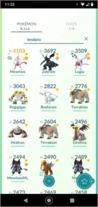 pokemon go lvl 37(114 lendários,109 shinys,18 miticos,57 4*) - Pokémon