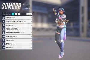 Conta overwatch top 500 muitas skins, moedas e passes - Blizzard