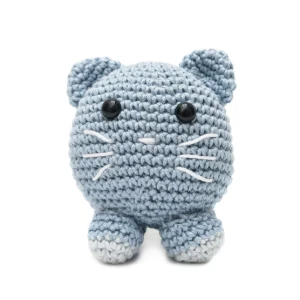 Gato Bola em amigurumi - Artesanato e Personalizados