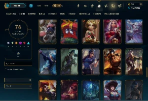 Unranked com 105 Champs e 76 Skins ( ADC / SUP ) - League of Legends LOL