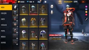 CONTA FREE FIRE COM PRIMEIRO PASSE , CONTA COMPLETA!!