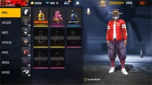 CONTA FREE FIRE COM PRIMEIRO PASSE , CONTA COMPLETA!!