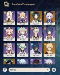 VENTI + XIAO + QIQI + ESPADÃO ORGULHO CELESTIAL [AR43] - Genshin Impact