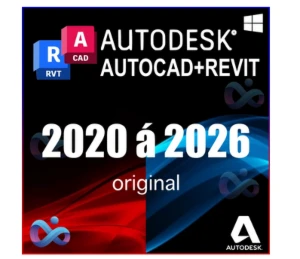 Autocad + Revit para windows - original - Softwares e Licenças