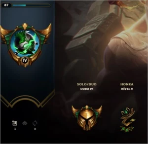 Conta League of Legends LOL