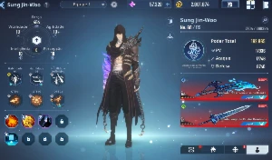 V>Conta Solo Leveling: Arise Level 60 + 563 Tiros