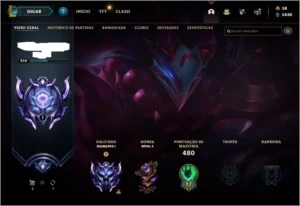 Pra vender rapido Conta Lol d1 Todos campeões e 185 Skins - League of Legends