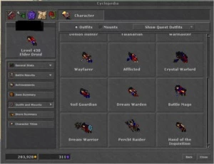 Char Tibia ED 430