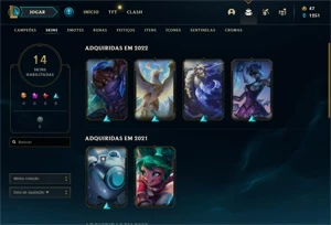 CONTA GOLD 3 60 PDL (SMURF) - League of Legends LOL