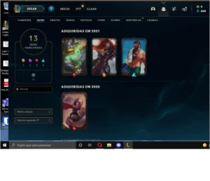 Conta mestre lol - League of Legends