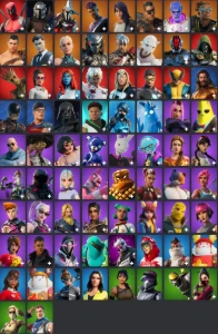 Conta Fortnite 74 Skins/ Gold Midas /Fireworks/ Dark Rex / M
