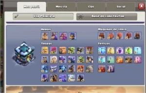 Clash Of Clans cv13 quase full