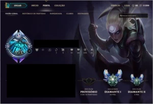 CONTA DIAMANTE I, 103 CAMPEÕES, 195 SKINS - League of Legends LOL