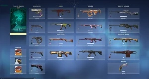 Conta Valorant com karambit champions e vandal saqueadora...