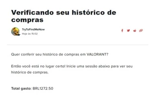 Conta Valorant com karambit champions e vandal saqueadora...