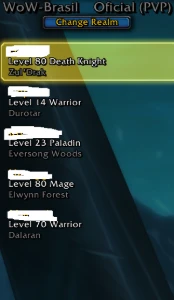 Conta Wow Brasil Full Pve/Pvp Gs Acima De 6.4 & Vários Alt - Blizzard