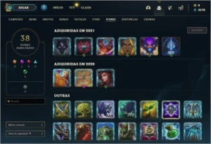 CONTA PLATINA SMURF COM O WR ALTO - League of Legends LOL