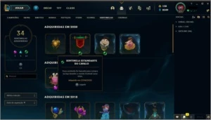 CONTA UNRANK, SEM BAN, 270 SKINS, LVL 271 - League of Legends LOL