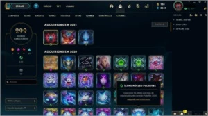 CONTA UNRANK, SEM BAN, 270 SKINS, LVL 271 - League of Legends LOL