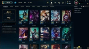 CONTA UNRANK, SEM BAN, 270 SKINS, LVL 271 - League of Legends LOL