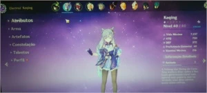 Vendo conta com 2 personagem 5 extrelas - Genshin Impact