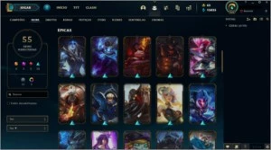 Conta Gold 4 quase todos os campões - League of Legends LOL