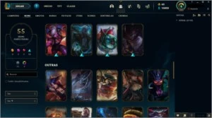 Conta Gold 4 quase todos os campões - League of Legends LOL