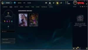 CONTA GOLD 3/SMURF/POUCOS JOGOS - League of Legends LOL