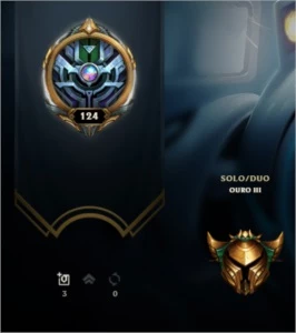 Conta Gold 3 lol - League of Legends