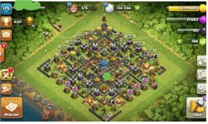 VENDO CV 12 CLASH OF CLANS VILA TOP CLAN TOP