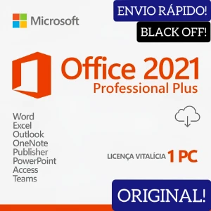 Office 2021 Professional Plus Vitalício - NF - Softwares e Licenças