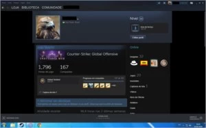 CONTA CSGO PRIME - OURO 3 - Steam