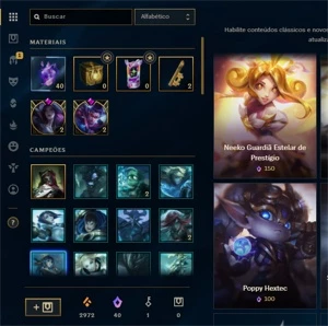 PLATINA 4 | 29 SKINS | MAIN ADC | 40 ESSENCIA MITICA | LOL - League of Legends