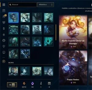 PLATINA 4 | 29 SKINS | MAIN ADC | 40 ESSENCIA MITICA | LOL - League of Legends